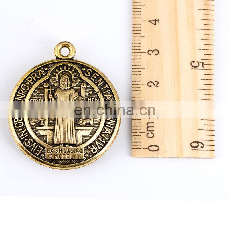 hot cheap gift religious metal gift church religious rosary pedant medal virgin mary medal