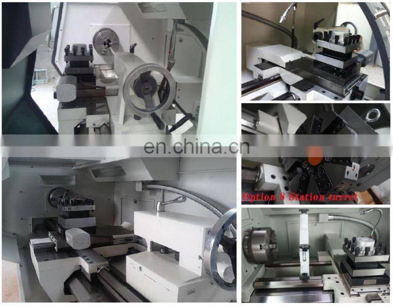 CK6140 Horizontal precision single spindle automatic metal cnc lathe machine