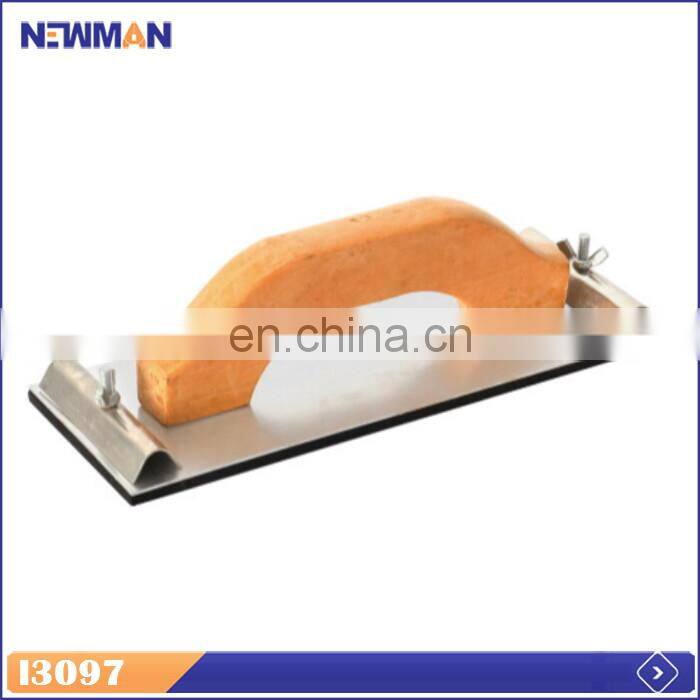 I3101 Reliable Supplier 28x12cm Big Mason Float Trowel With Plastic and Rubber Handle