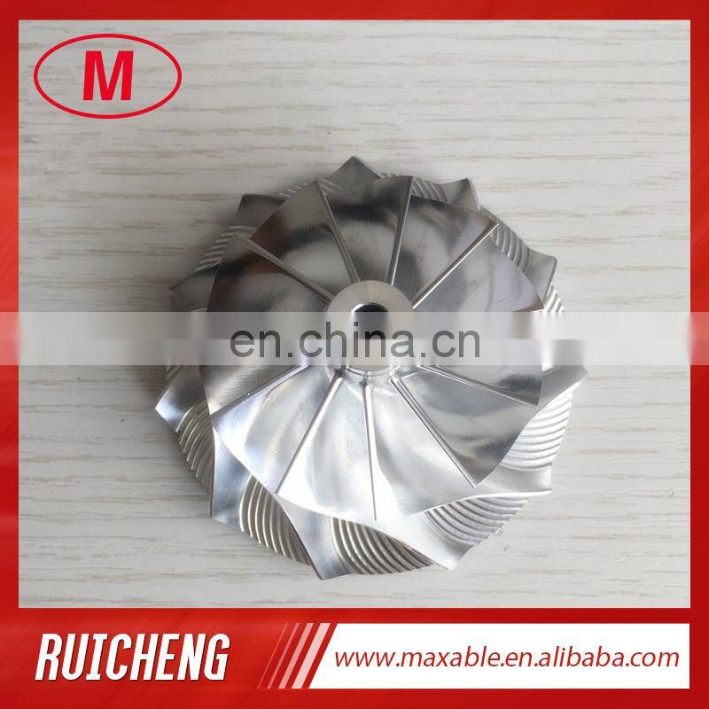 GT2871 452546-0005 53.11/70.98mm 11+0 blades turbo milling/aluminum 2618/billet compressor wheel for racing