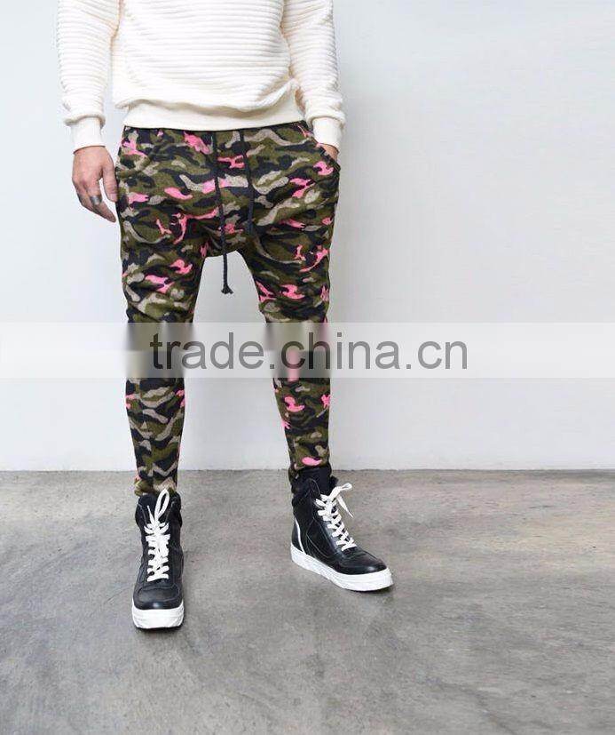 Camouflage Fleece Drop Baggy Sweatpants Standard Sports
