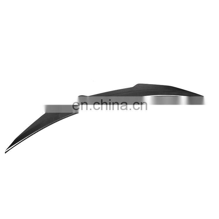 PMS style tail for Infiniti Q50 Q50L dry carbon fiber trunk tail 2014-2018