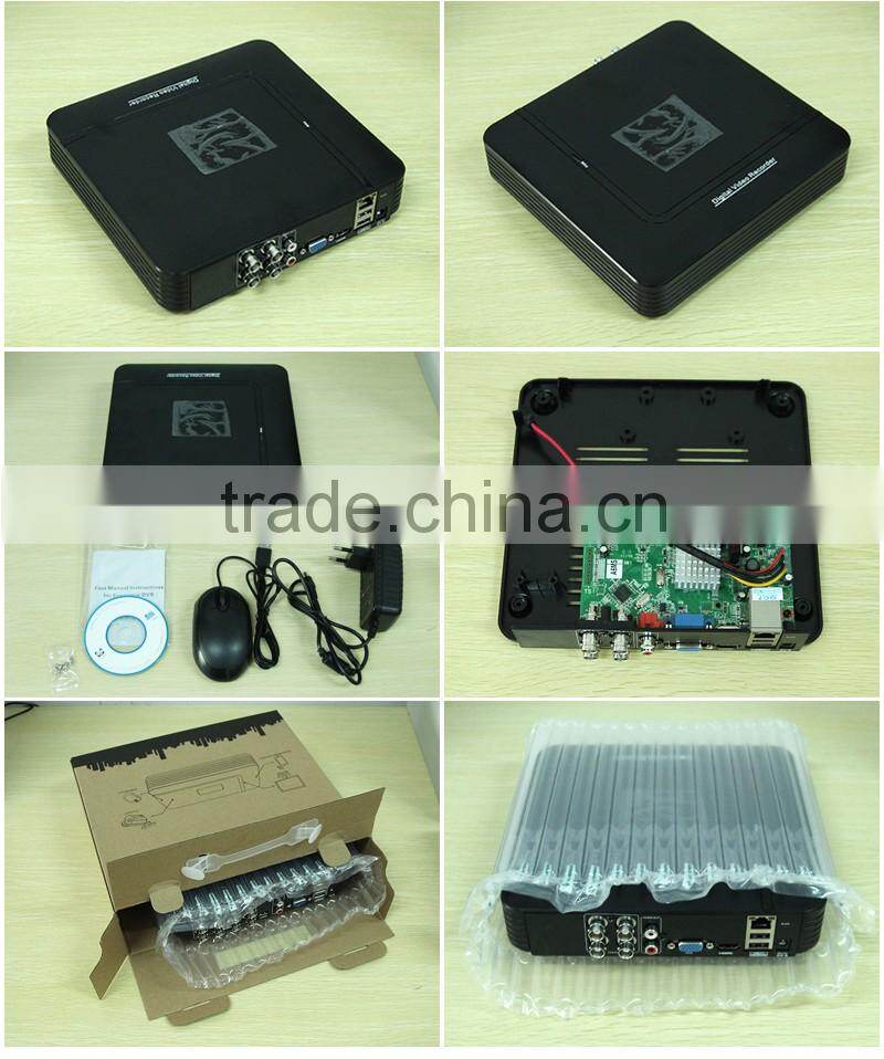 4CH Mini Dvr 720P HD Network Dvr Analog Protable Home CCTV Dvr