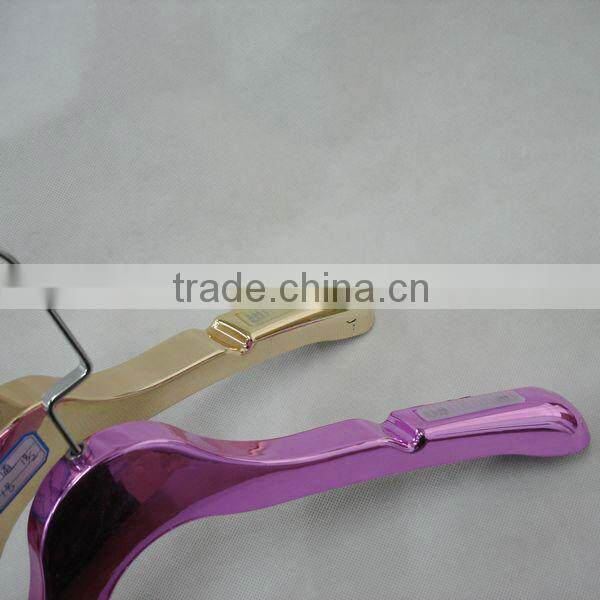 LH-47 golden hanger plastic top plastic hanger