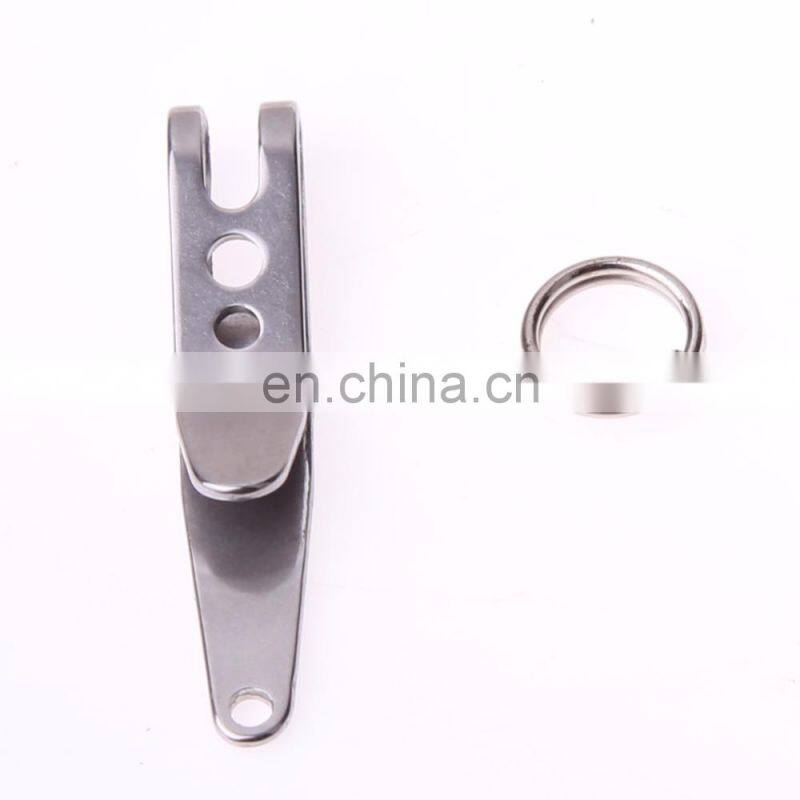 Bag Suspension Clip with Key Ring Carabiner Stainless Steel Outdoor Quicklink Tool