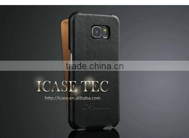 Genuine Leather Case for samsung galaxy S6, newest arrival Flip case for samsung galaxy S6