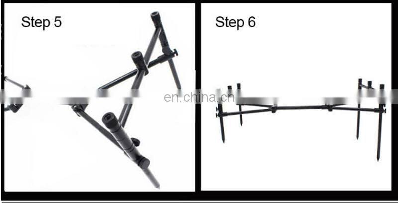 Amazon Fishing Rod Bracket Aluminum Alloy Ground Plug Bracket With Bag Carp Fishing Rod Pod