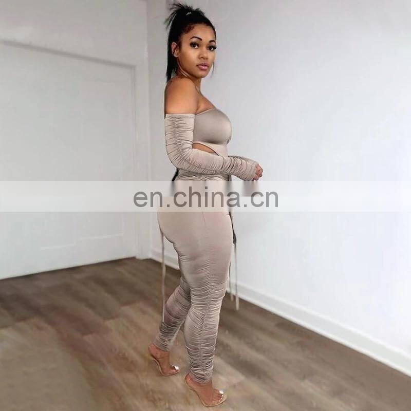 Customized logo new solid color stitching casual sports nine-point top women's belly bandage 2 packs