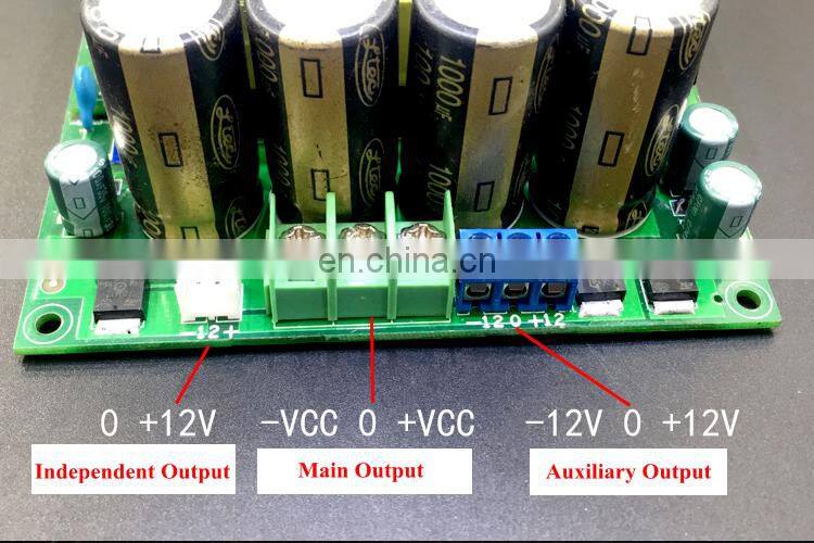 3000W 50V/55V/60V/65V/70V/75V/80V/85V/90V Output LLC Amplifier Switching Power Supply Amplifier Power Supply Board