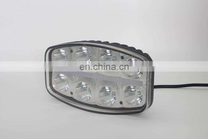 Lantsun 6459 64w Jumbo light OVAL straight neon position light LED Drive Work Light cars Aluminum 6500k 6500LM IP68