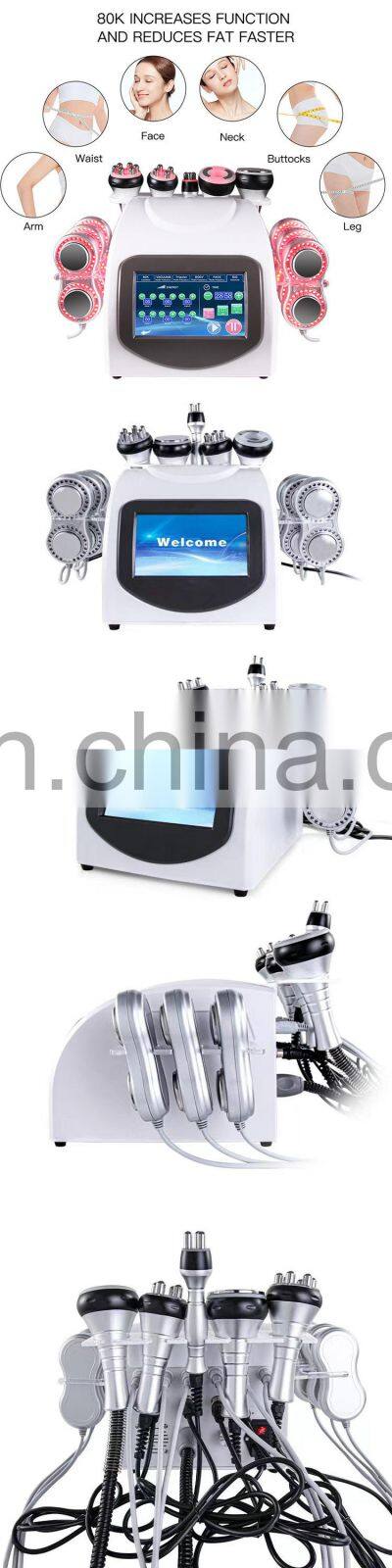 vacuum cavitation system except cryolipolysis slimming machine CAVITATION VACUUM LASTER MULTIPOLE RF Ems