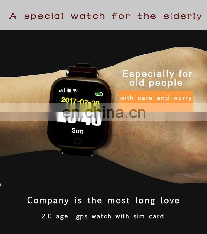 Elderly GPS watch trakers with phone and camera Q60