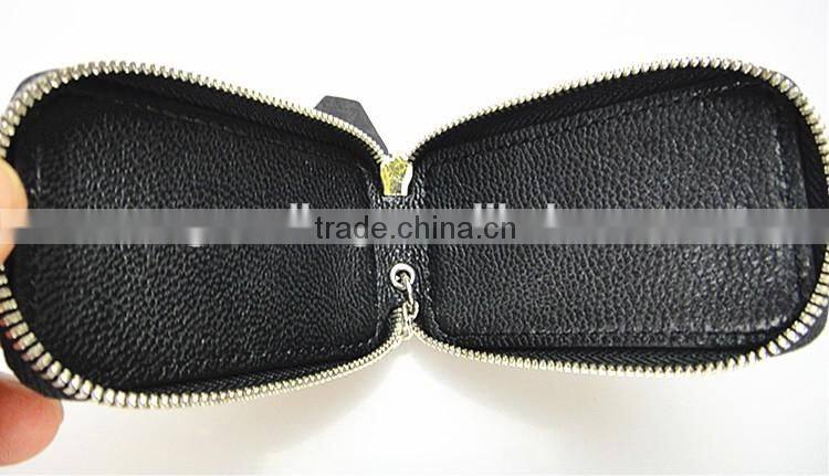 Guangzhou High Quality Custom Luxury Crocodile Python Ostrich Rare Animal Skin Leather Car Key Case Key Holder