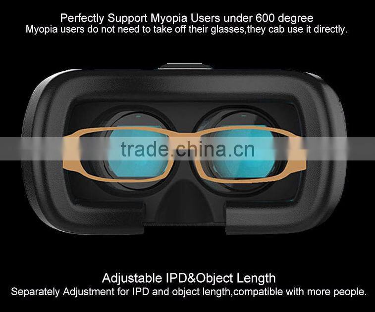 Cardboard VR BOX 2.0 Virtual Reality Goggles 3D Glasses for Iphone Android Smartphone