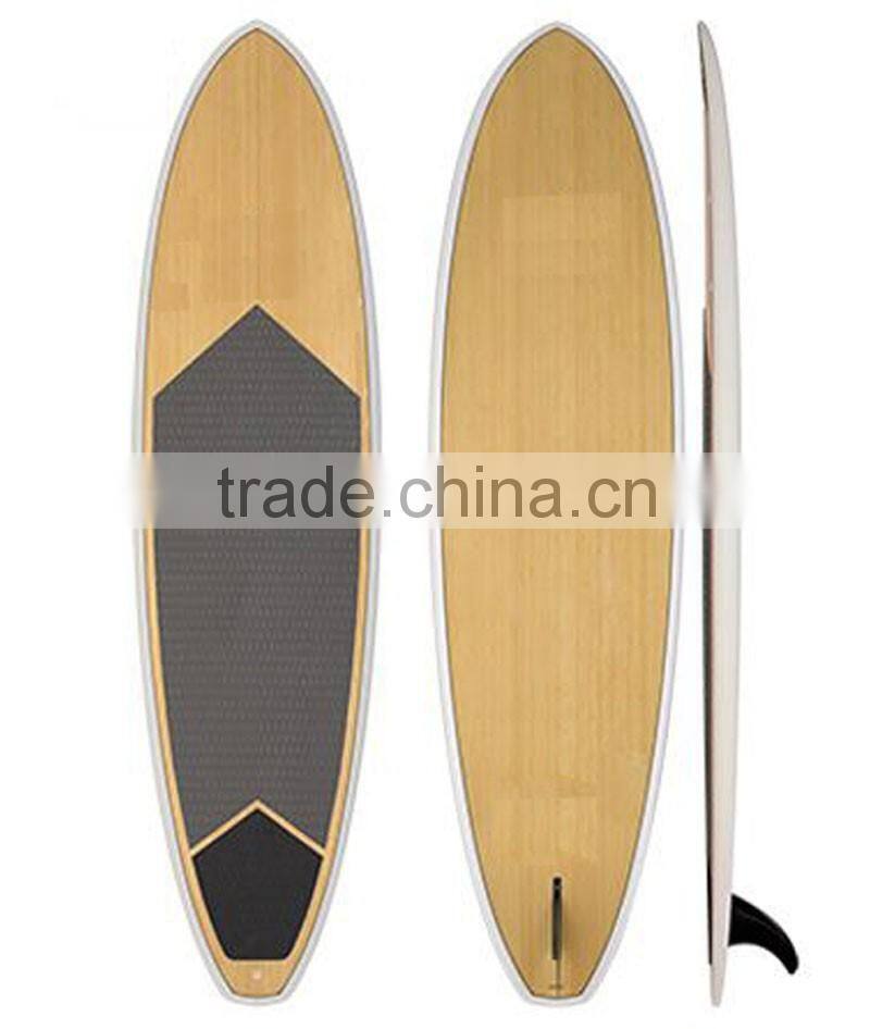 China factory bamboo SUP boards / Cheap price surfboard bamboo fiber board