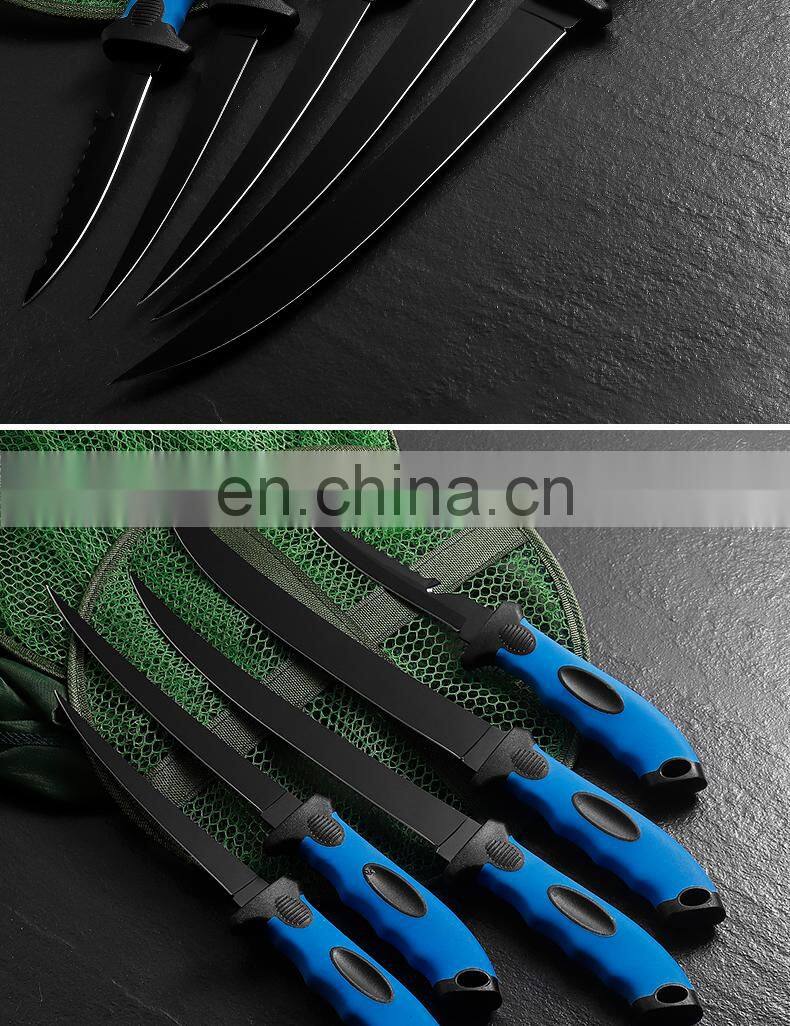 Hot Sale Fishing Knife Stainless Steel Outdoor Camping Hiking Fishing Emergency Survival Kit Knife