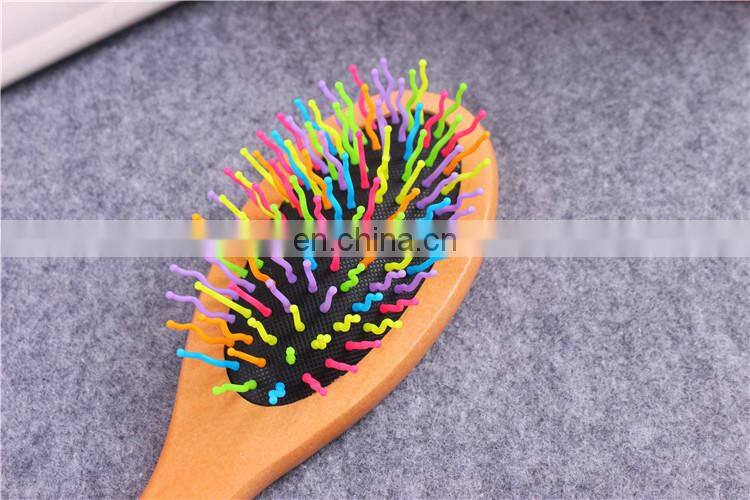Wooden Bamboo Hair Brush Improve Hair Growth Wood hairbrush Prevent Hair Loss Anti-static Comb