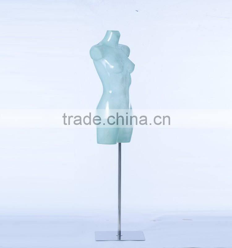 window display female torso mannequin