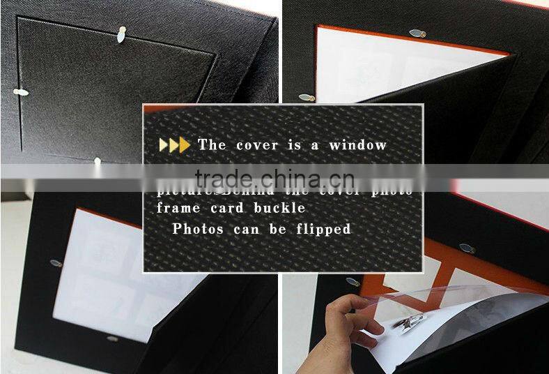 Leather photo album 4D 200 sheet 6 inch photo album