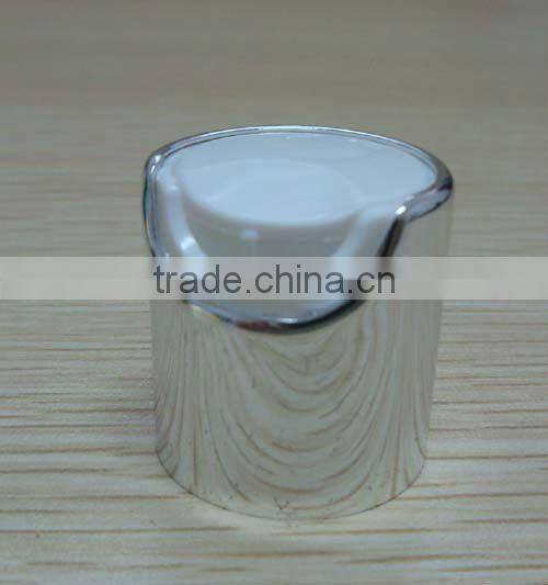 28mm Oval shape food grade flip top cap with silicone valve for honey, snap on flip top cap with plug seal