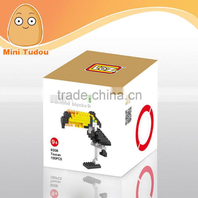 LOZ Diamond Blocks Cartoon Figure Blocks Present for Kids