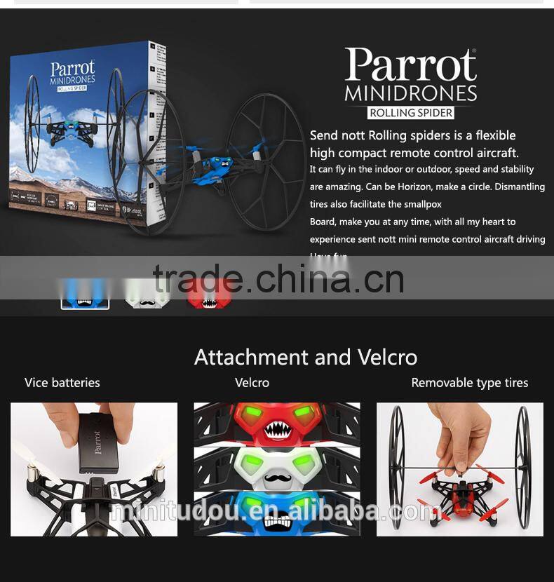 2014 New products wifi iphone RC drone quadcopter Minidrones Rolling spider flying and running Smart Climbing