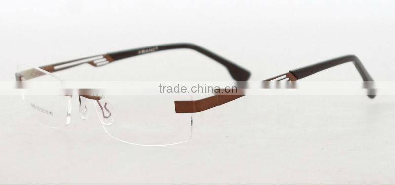 2014 new model high quality rimless popular optical frames eyewear