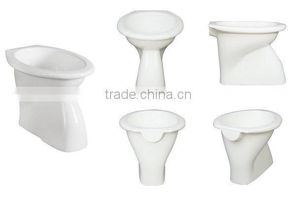 Washdown ceramic small size Economic hand flush toilet W8016