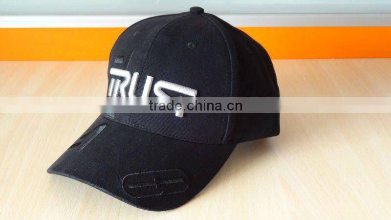 100% cotton promotion hat with embroidery logo