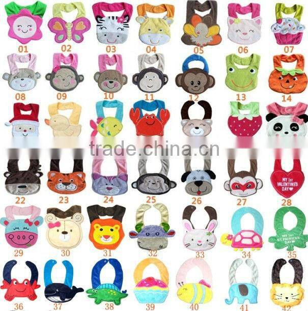 Wholesale Animals Design Waterproof Baby Bibs