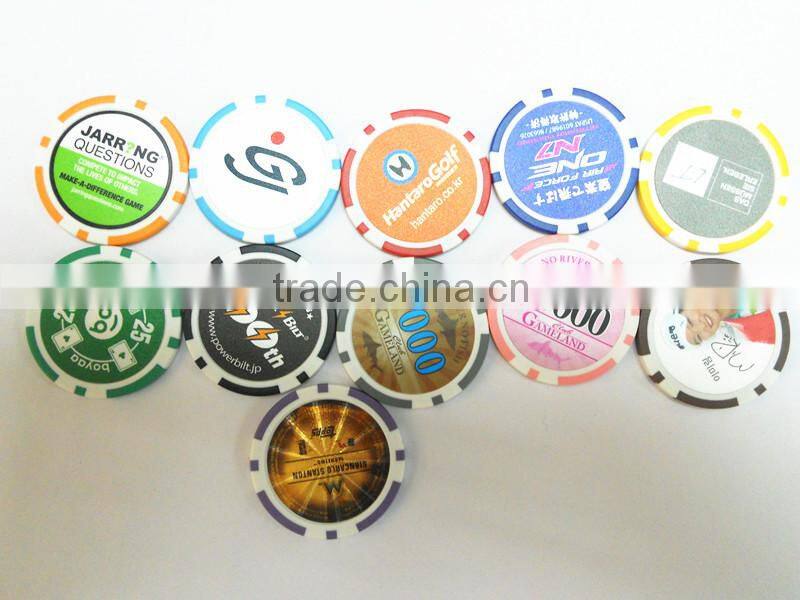 11.5g different colors wholesale stickers poker chips for sale