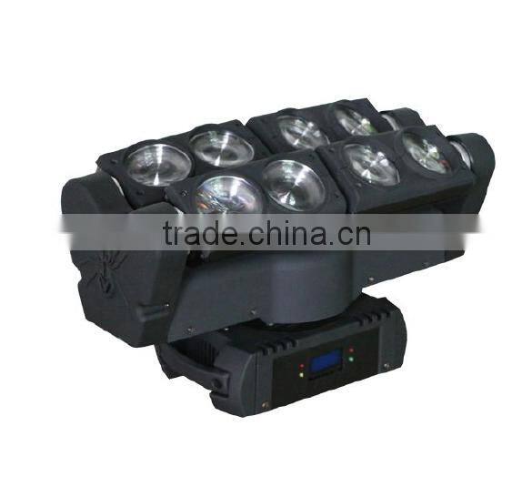 Moving Beam RGBW LED Spider Light 8*10W