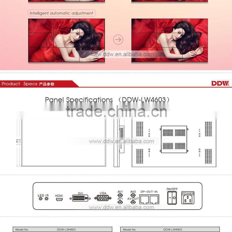 46inch 3.7mm 700nits 1080P Samsung LED Video Wall