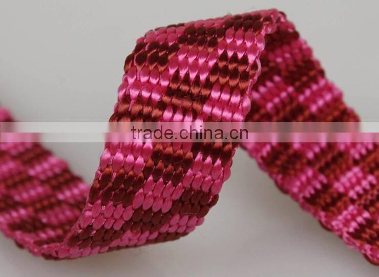 1.5cm beads pattern Jacquard stitching color,eco-friendly nylon webbing