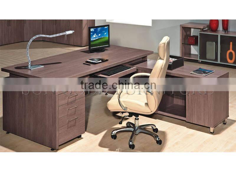 Modern popular office furniture, wooden Manager office table,office executive desk design (SZ-OD057)