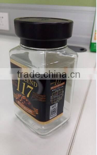 High-speed automatic square bottle three sides labeling machine with single label