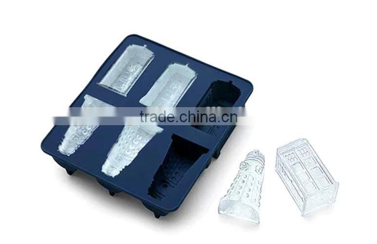 Hot sale FDA and LFGB creative silicone ice mould custom silicone ice cube tray