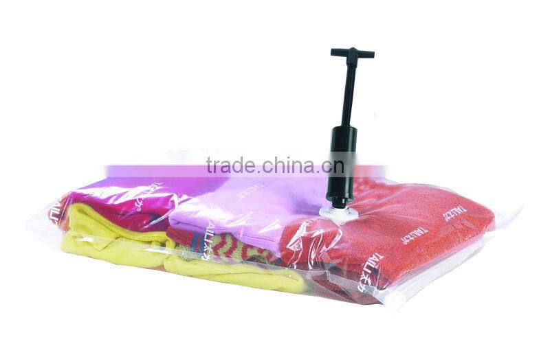 Hand pump for vacuum air out from vacuum storage bag