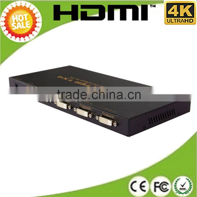 dvi splitter 1x4 support full hd for tv