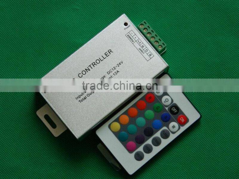 Iron shell RF RGB LED Controller with Iron shell Protection. 288-576W