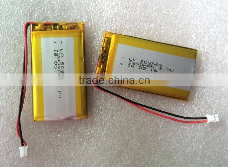503562 5v li ion polymer battery