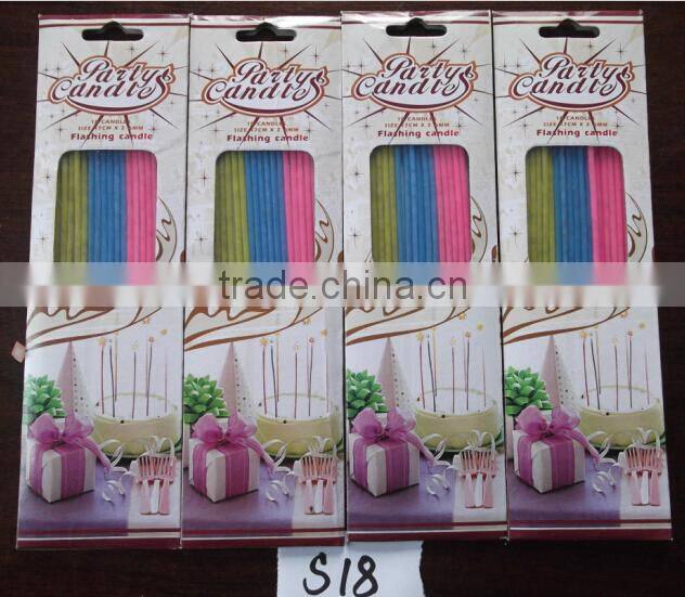 Hot Sale Magic birthday candle colorful flame birthday candle