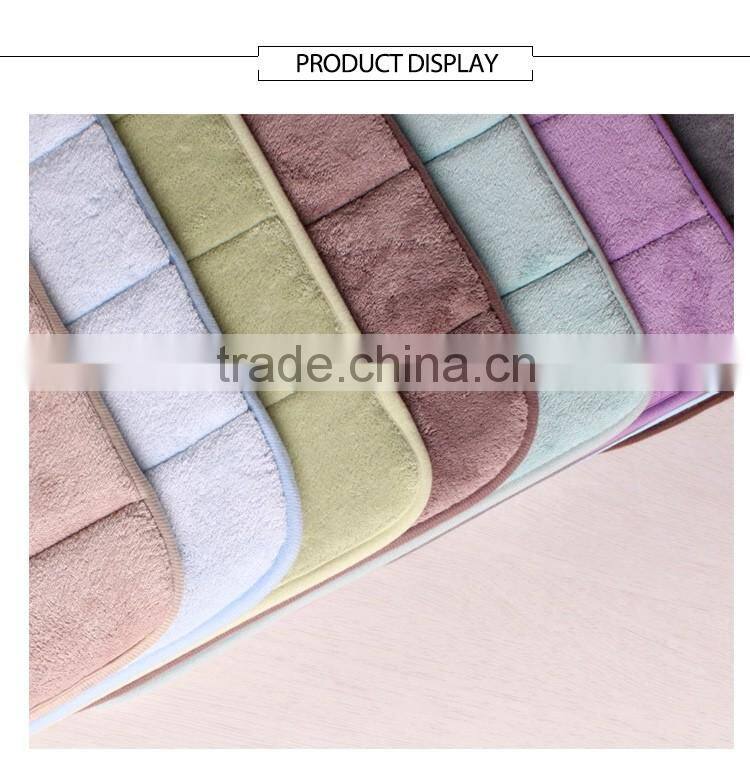 Thick Coral fleece memory cotton living room floor rugs of super soft and gentle feet touching