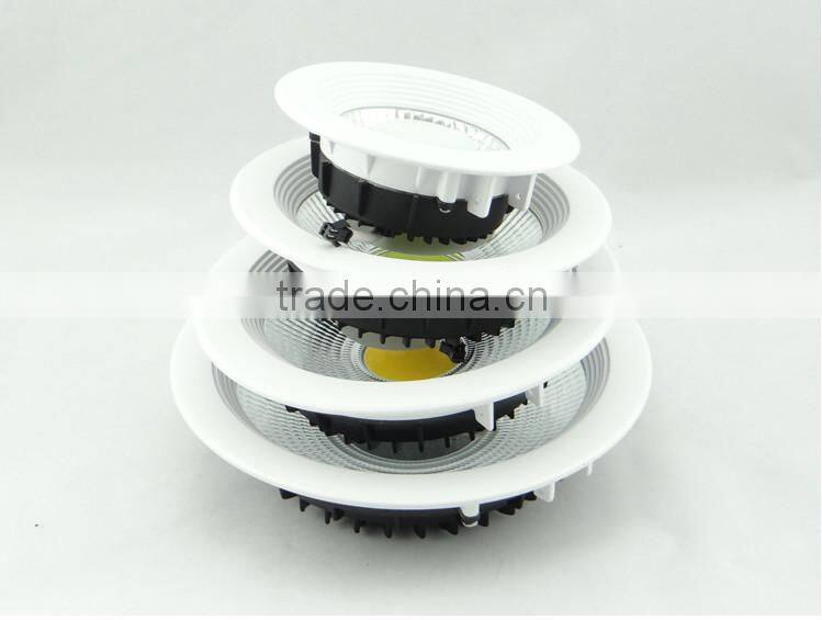 2015 New products Bridgelux Epistar COB dimmable LED Downlight 10W 15W 20W 30W
