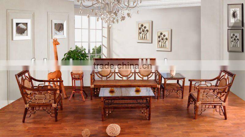 Fashionable Leisure Cane sofe table and chair set