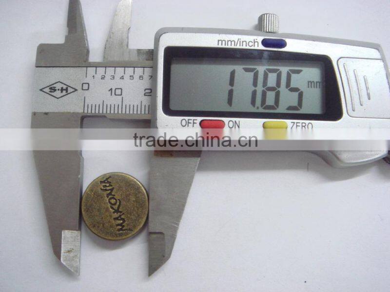18mm designer spring clothing metal brass press snap button
