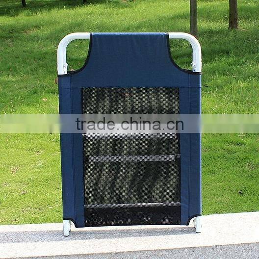 Outdoor portable metal folding beach bed