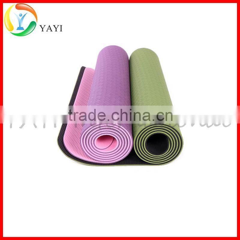 High Density Gym Fitness Training Durable Exercise TPE Yoga Mat