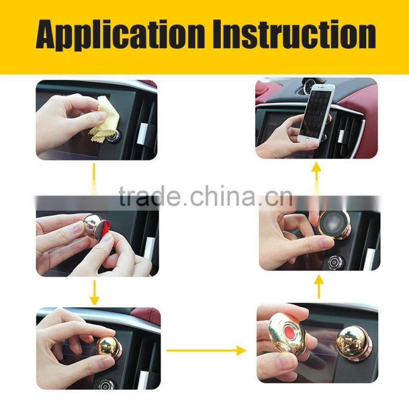 Phone Holder Car, 2016 Hot Sale Metal Magnetic Phone Holder Car