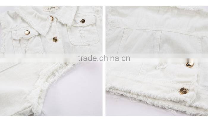 White Jackets 2015 Short Sexy Lady's Jackets Denim Short Jackets